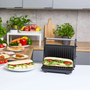 MPM MGR-13 Asztali Grill és Panini sütő 1000 Watt - Inox