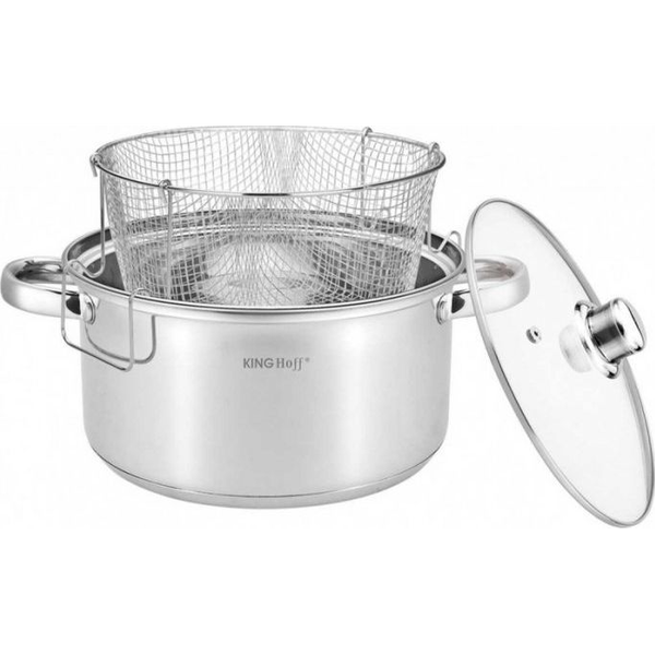 KingHoff GARNEK Z KOSZEM DO SMAŻENIA KINGHOFF KH-1630 5,5L