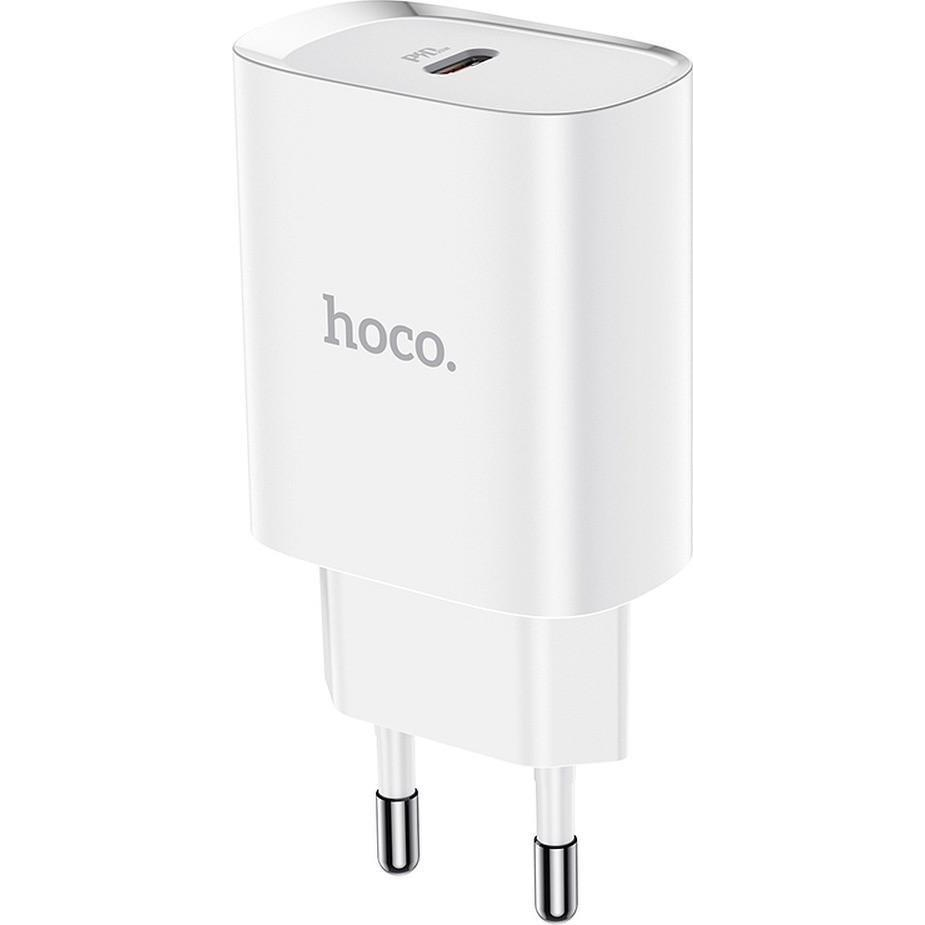 Hoco N14 hálózati tőltő adapter Type-C, PD, 20W, fehér (6931474745026)