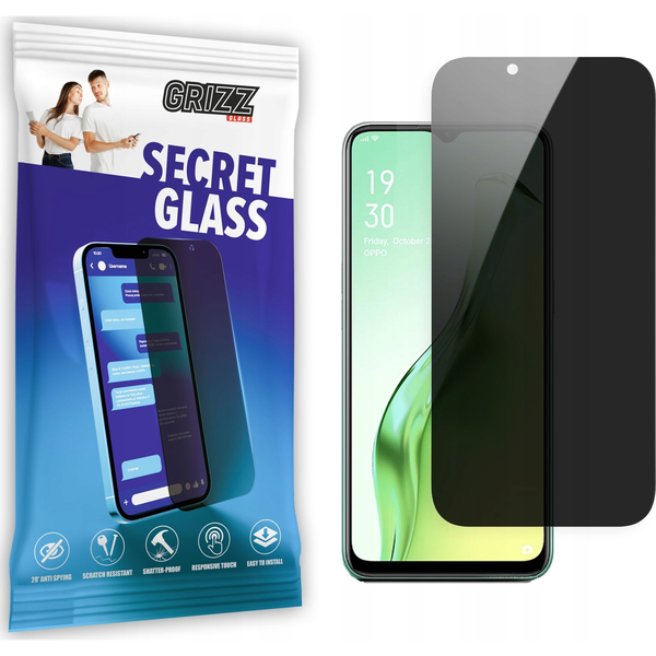  GrizzGlass Szkło prywatyzujące GrizzGlass SecretGlass Oppo A31 2020