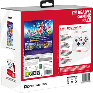 ready2gaming Nintendo Switch Mario + Rabbids Sparks of Hope Wireless Kontroller Gamepad (Switch) - Fehér