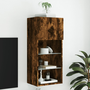VidaXL TV skrinka s LED, dymový dub, 40,5x30x90 cm