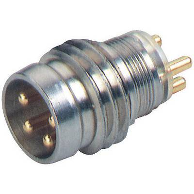 Készülékcsatlakozó M8-as érzékelőkhöz fémes ezüst ELST 4408 RV KM Hirschmann (933 393-001-1)