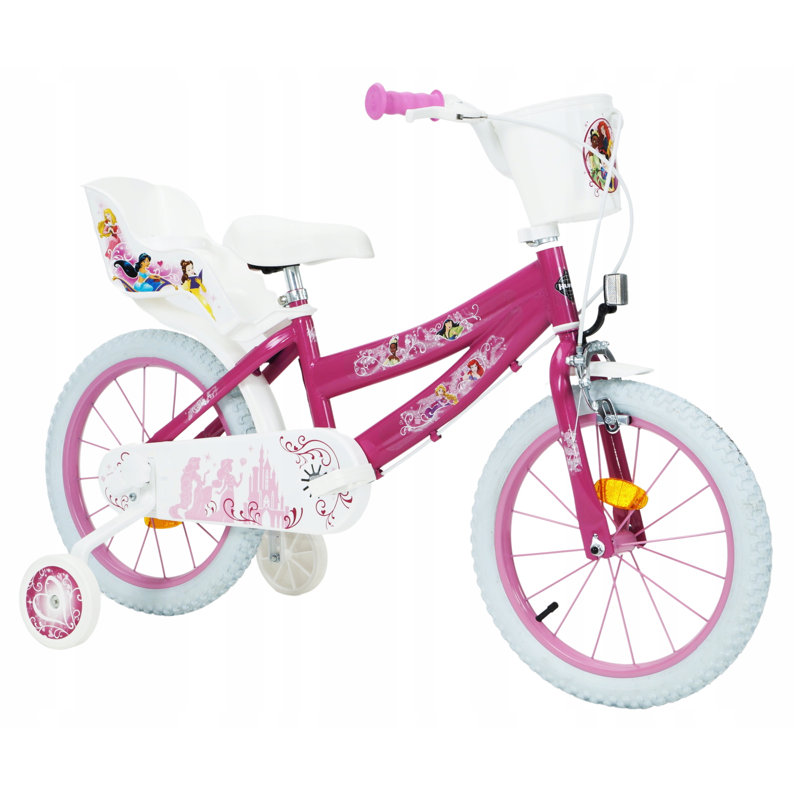 Huffy Disney Princess kerékpár - Rózsaszín/fehér (16-os méret) (21851W)