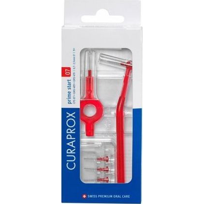 Curaprox CPS 07 Prime Start Fogköztisztító Kefe 5 db Kétféle Tartónyéllel (112232)