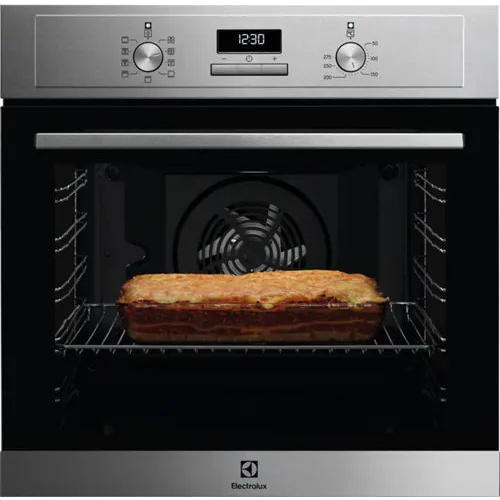 Electrolux EOF3H70X SurroundCook beépíthető sütő, LED kijelző, D energiaosztály, 72 l, 275 °C, 3, Grill funkció, Rozsdamentes acél