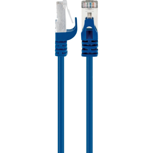 Schwaiger CAT8 Netzwerkkabel S/FTP  Ste/Ste 5,00m blau
