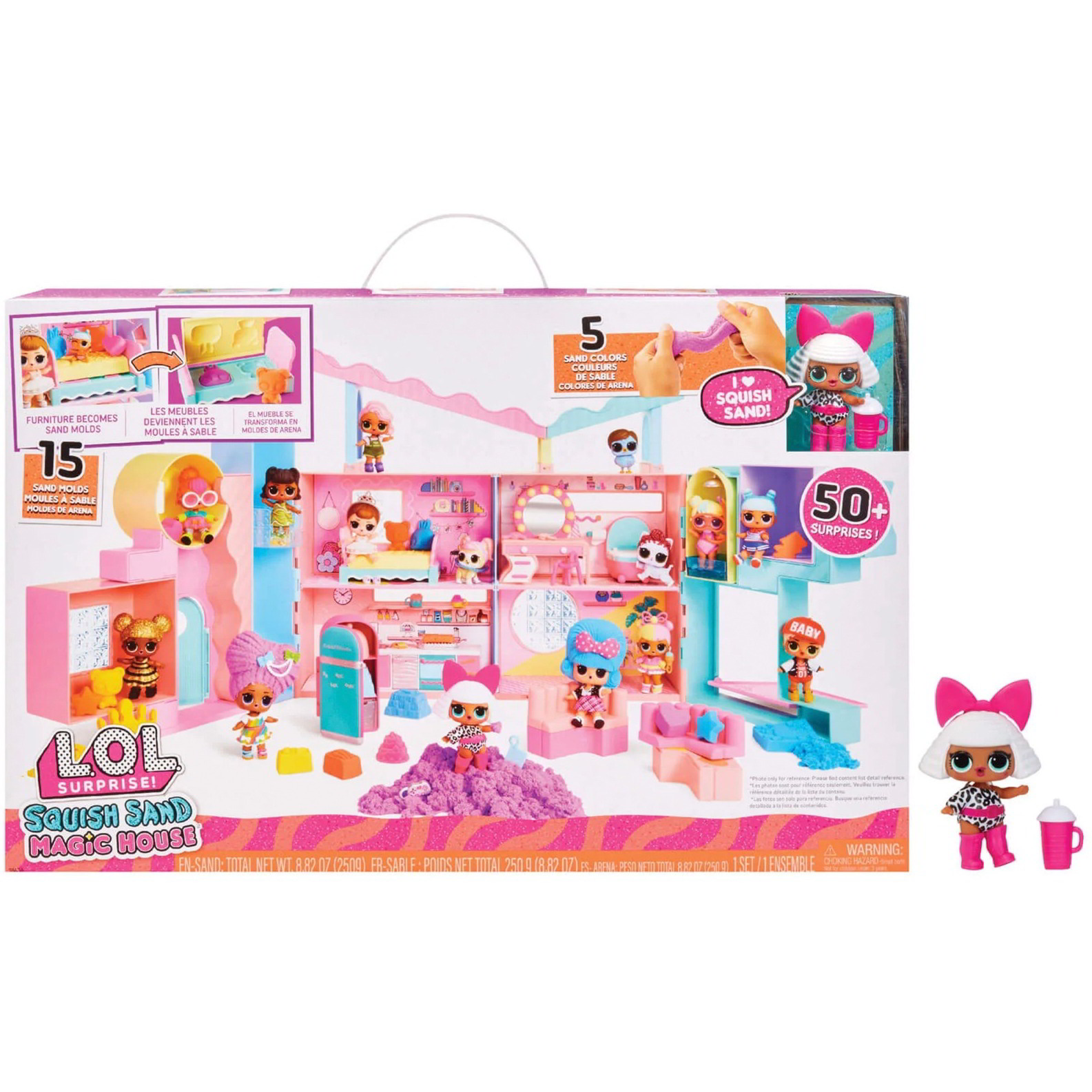 L.O.L. Surprise! Squish Sand Magic House babaház (593218)