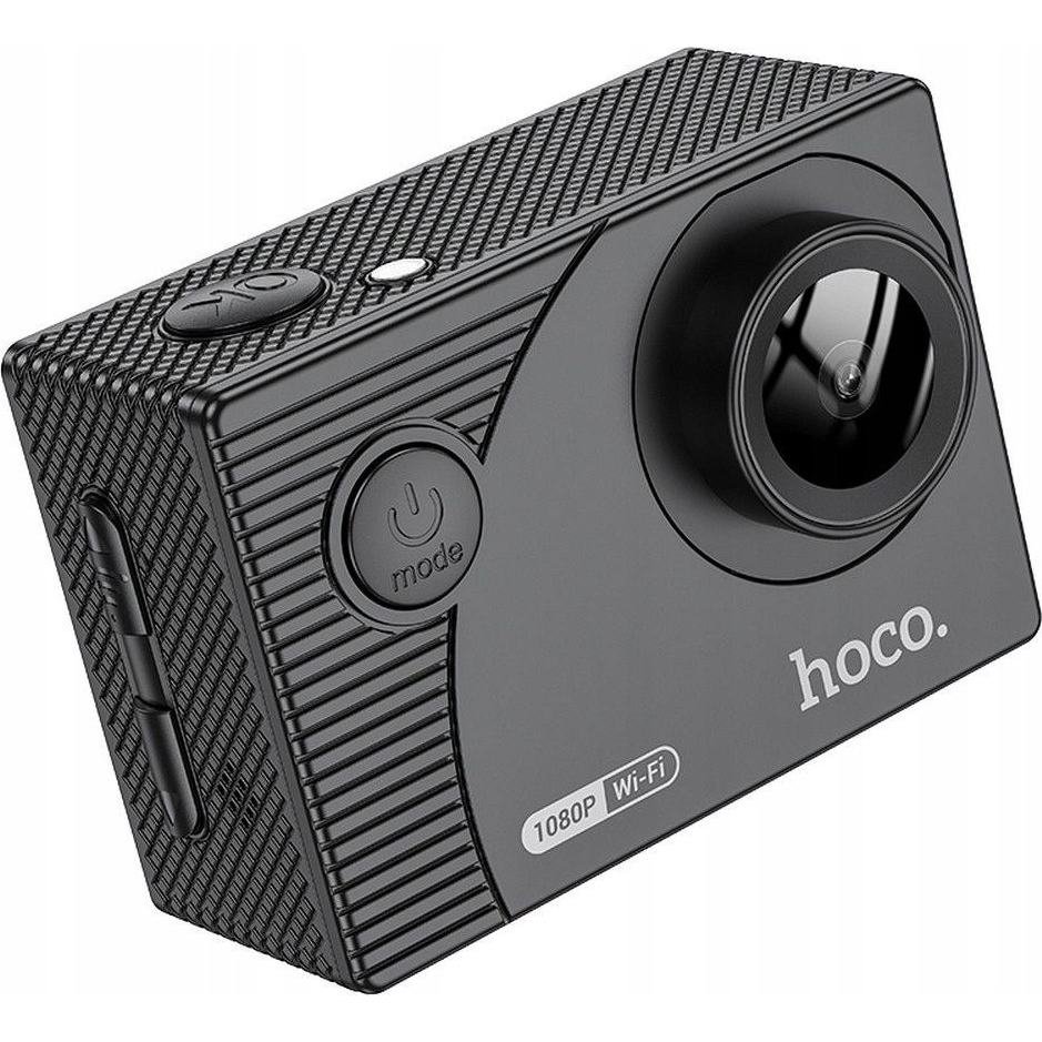 Hoco DV100 sportkamera/akciókamera 2collos digitális kijelzővel, fekete (1080P/30fps)