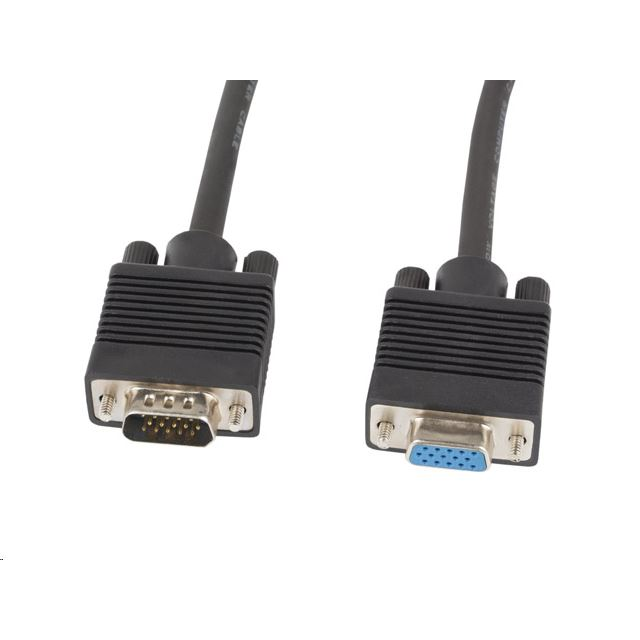 Lanberg VGA hosszabbító kábel 1.8m (CA-VGAC-10CC-0018-B+) (CA-VGAC-10CC-0018-B+)