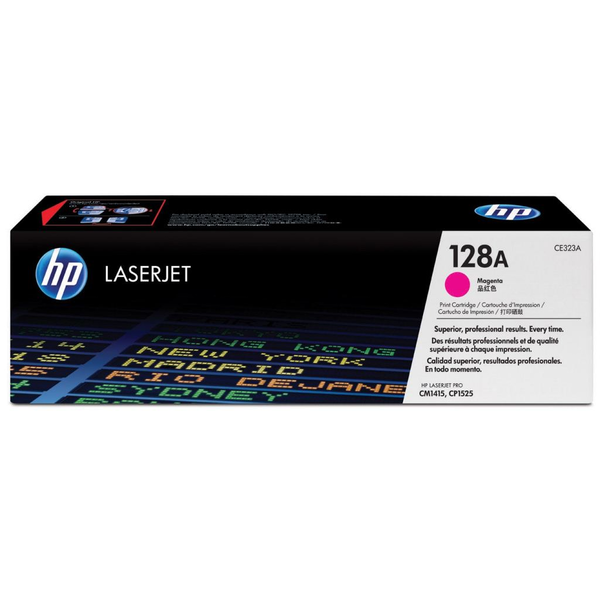 HP 128A Магента оригинална LaserJet тонер (CE323A)