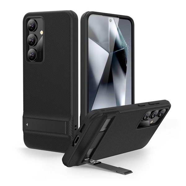 Калъф за мобилен телефон, съвместим, Samsung Galaxy S24 Plus (SM-S926) Esr air shield boost силиконов протектор за телефон (устойчивост на удар, ъгъл с въздушна възглавница, опора) черен, опаковка на производителя