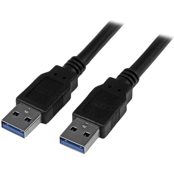 StarTech.com USB3SAA3MBK USB-kabel USB 3.2 Gen 1 (3.1 Gen 1) USB A 5 Gbit/s Zwart