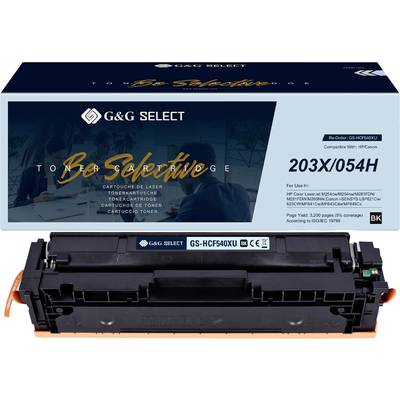 Съвместима тонер касета G&G за HP 203X CF540X/Cartridge 054H, черна