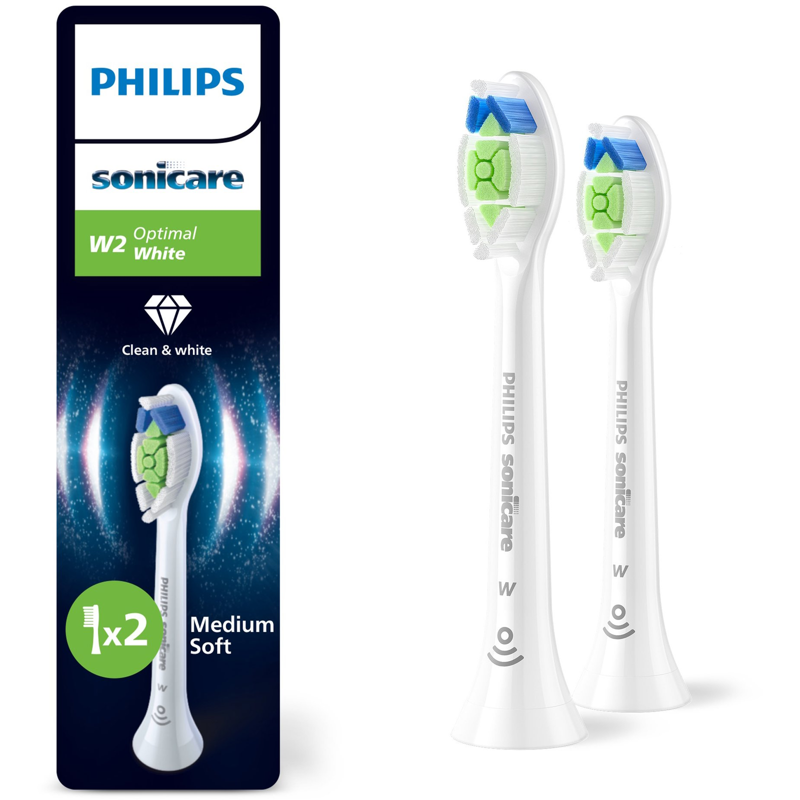 Philips Sonicare Optimal White HX6062/87, 2 db (HX6062/87)