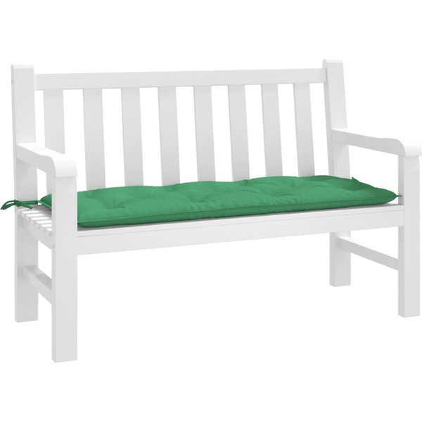 zöld oxford szövet kerti padpárna 120 x 50 x 7 cm