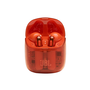 JBL Tune 225TWS Bluetooth mikrofonos fülhallgató átlátszó narancs (JBLT225TWSGHOSTORG)