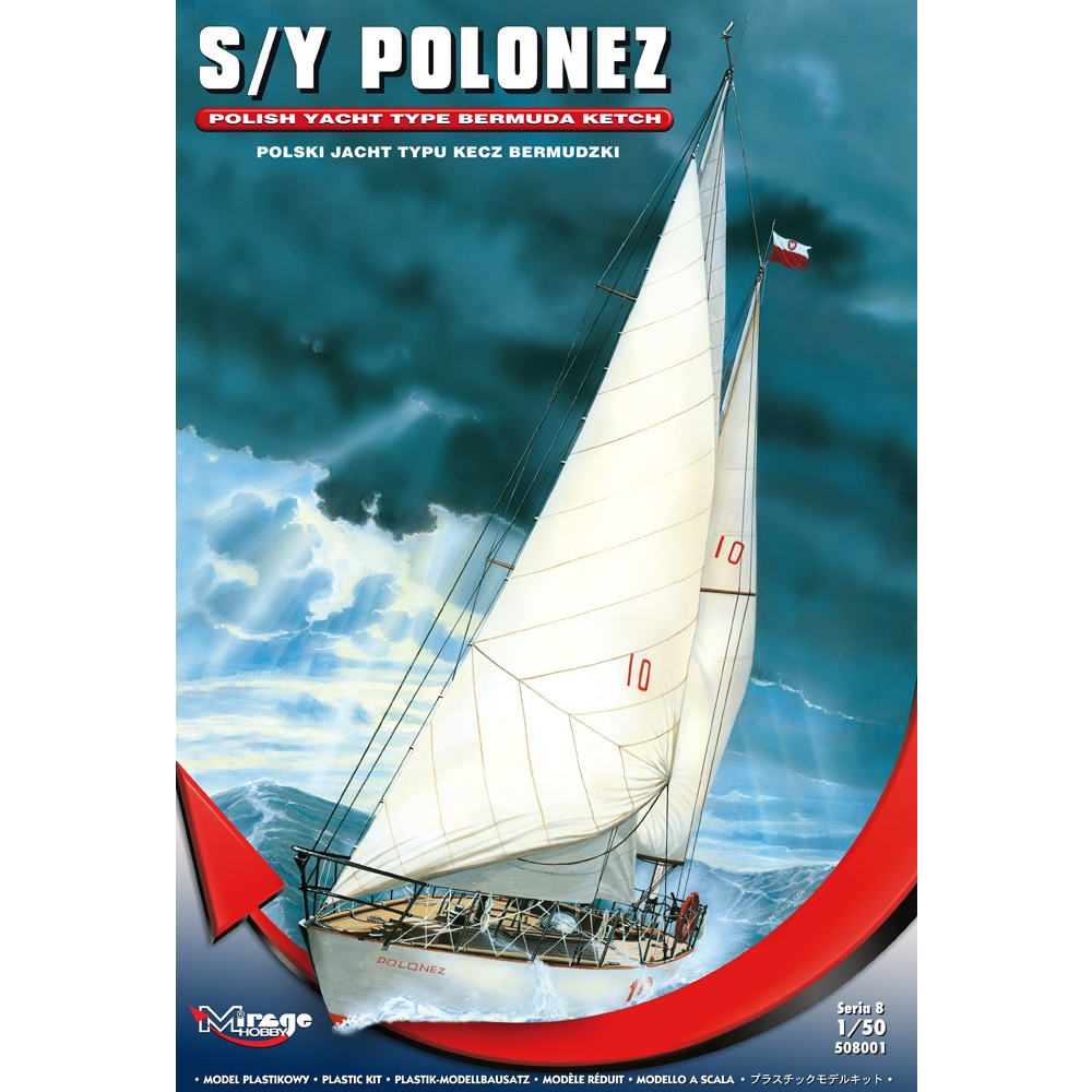 Mirage Hobby S/Y Polonez hajó műanyag modell (1:50) (508001)