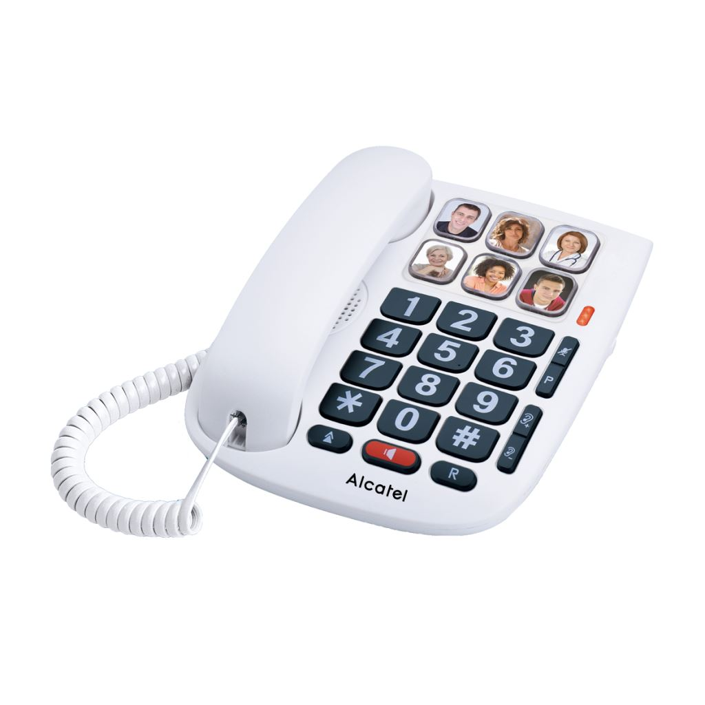 Alcatel TMAX 10 vezetékes telefon fehér (TMAX 10)