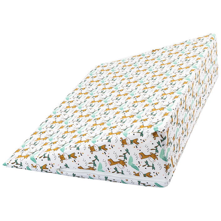 Bellatex huzat - Ék fejtámla 80 × 50 × 20 cm, 401 zsiráf - elasztán (13215)