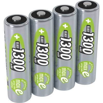 Ceruza akku AA, NiMH, 1,2V 1300 mAh, 4 db, Ansmann maxE LR06, AA, LR6, AAB4E, AM3, 815, E91, LR6N