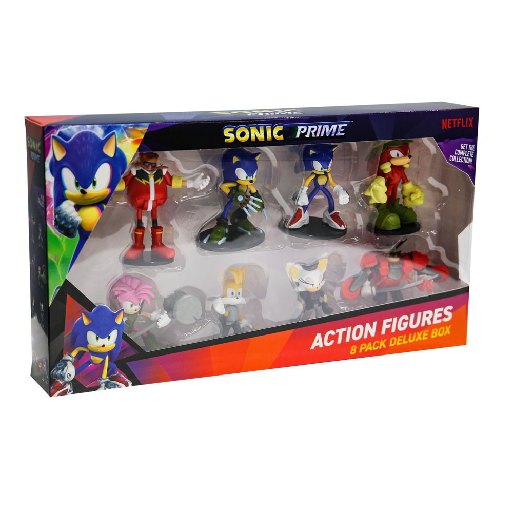 P.M.I. Sonic Prime Deluxe box figura készlet (8 darabos) (7290117585580)