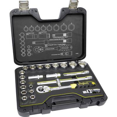 C.K. (T4662) Dugókulcs készlet Metrikus 1/2 24 részes (T4662) (T4662)