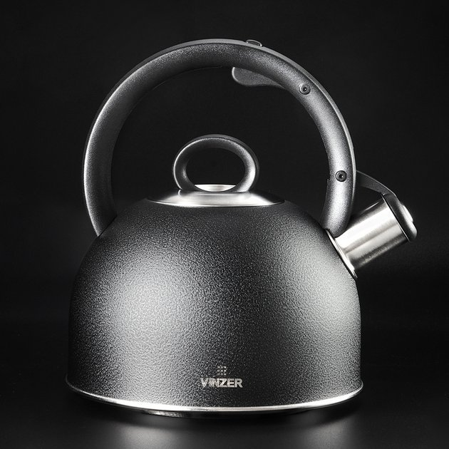 Vinzer Nero VNZ50010 Teafőző 2,5L Fekete Rozsdamentes Acél (VNZ50010)