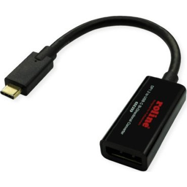 Roline TV, Monitor Átalakító [1x USB-C® dugó - 1x DisplayPort alj] 0.20 m