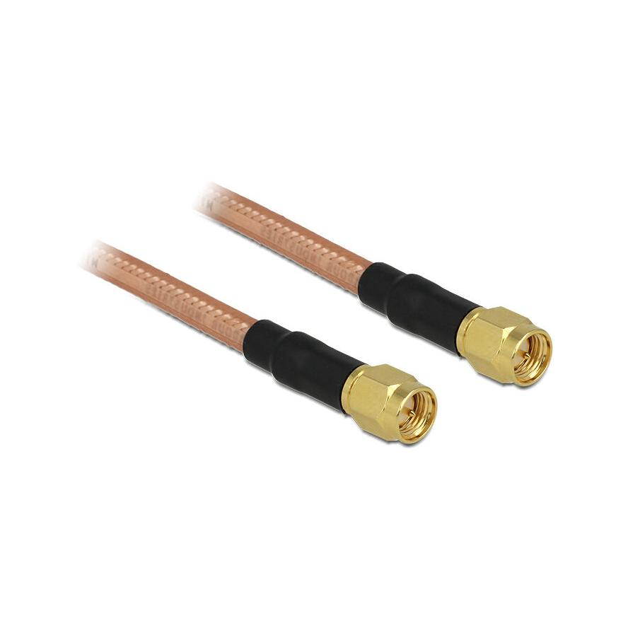 KAB Delock 88894 2x SMAdugó csatl. RG-142 antenna kábe - 0,4m (88894)