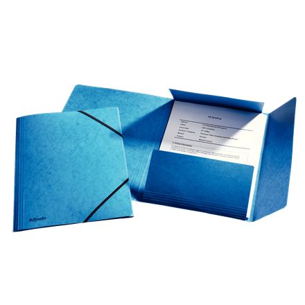 Esselte Rainbow 3-pólyás gumis mappa kék (26595) (esselte26595)