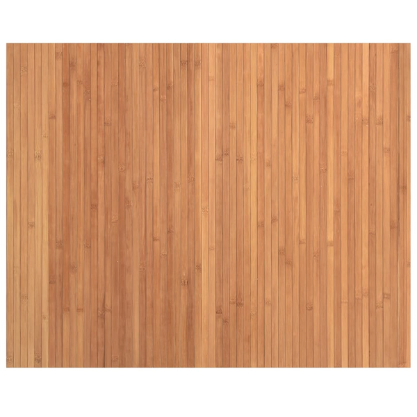 négyszögletű természetes bambusz szőnyeg 80 x 100 cm