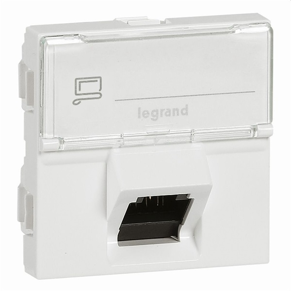 Legrand 076508 извод за контакти RJ-45 Бяла