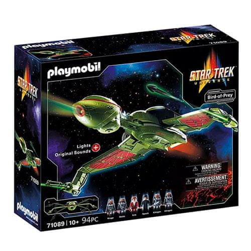 Playmobil 71089 Star Trek - Klingon Űrhajó: Bird-of-Prey Ragadozó Madár