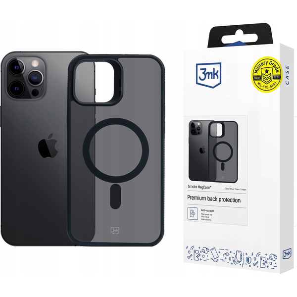 Zadní Kryt 3mk pro Apple iPhone 12 Pro Max, černý