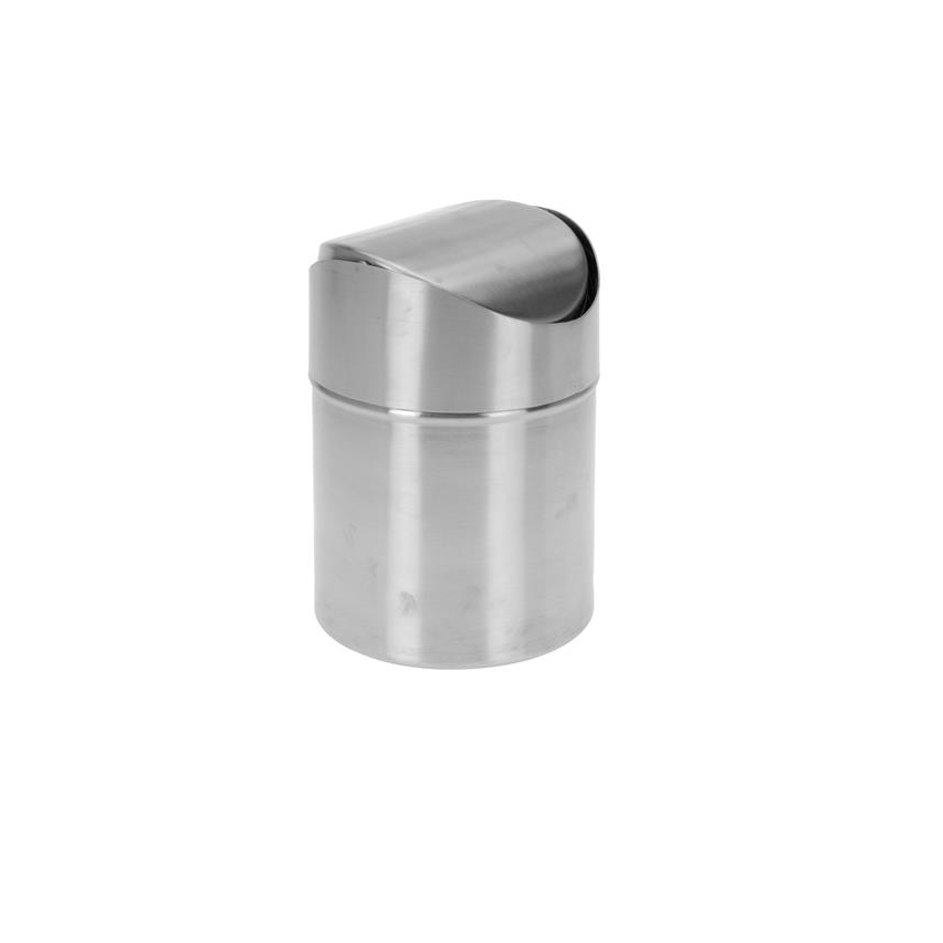 Asztali szemetes 12x16 cm - rozsdamentes acél (1605SZE010)