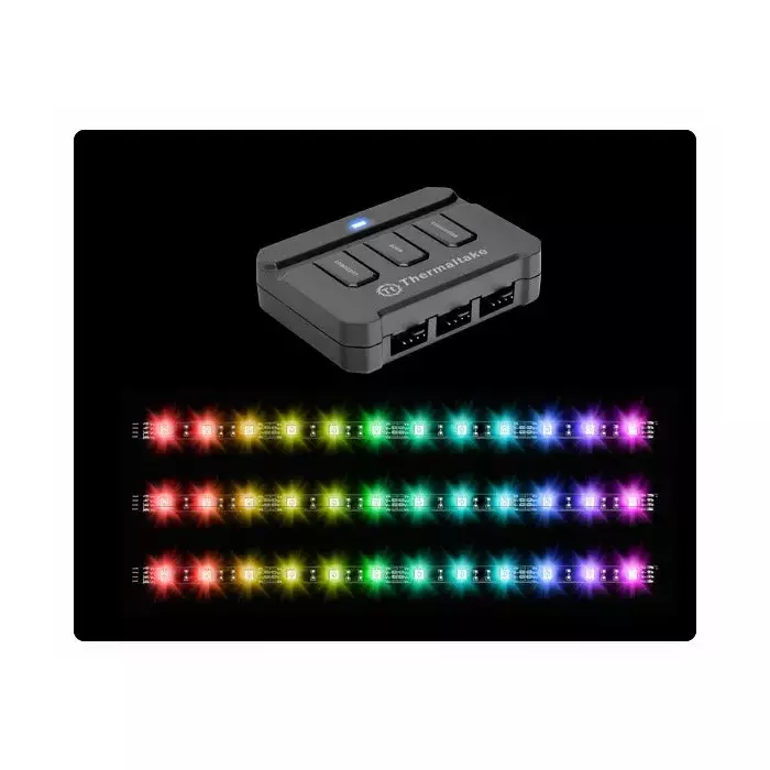 Thermaltake RGB LED vezérlő modul + LED szalag KIT (AC-037-LN1NAN-A1)