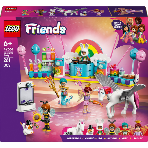 LEGO FRIENDS UNICORN AND FAIRY MASKED BALL 42661