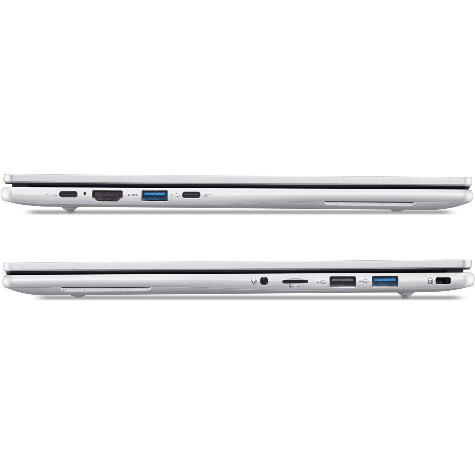 Acer Aspire Lite NX.DMVEL.001 laptop AMD Ryzen™ 7 5825U 39,6 cm (15.6") Full HD 32 GB DDR4-SDRAM 1 TB SSD Wi-Fi 6 (802.11ax) Windows 11 Home Strieborná