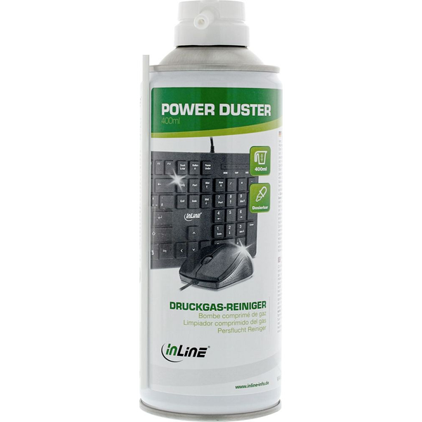  InLine Sprężone powietrze do usuwania kurzu 400 ml (43210)