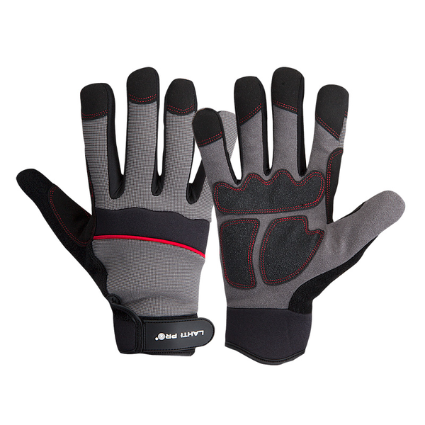 Lahti Pro L280909K Műhelykesztyű Fekete-Szürke 
