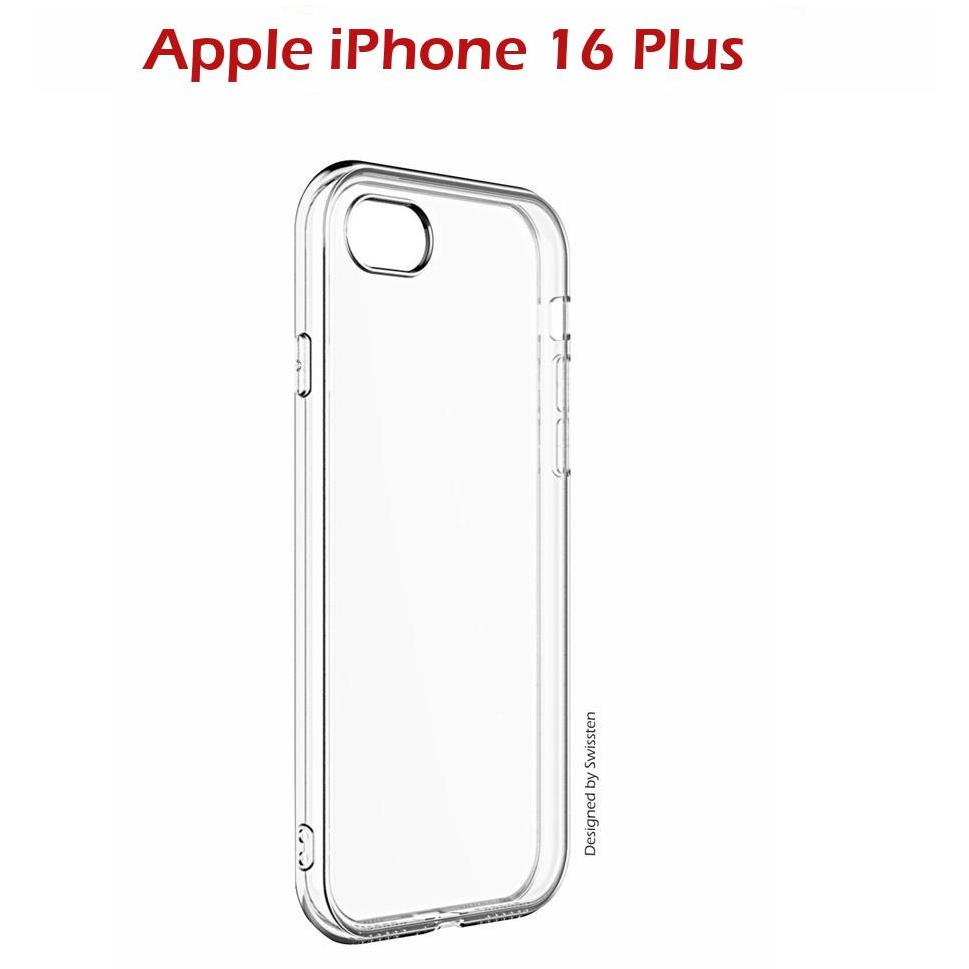 Swissten Clear Jelly iPhone 16 Plus átlátszó tok (32802943)