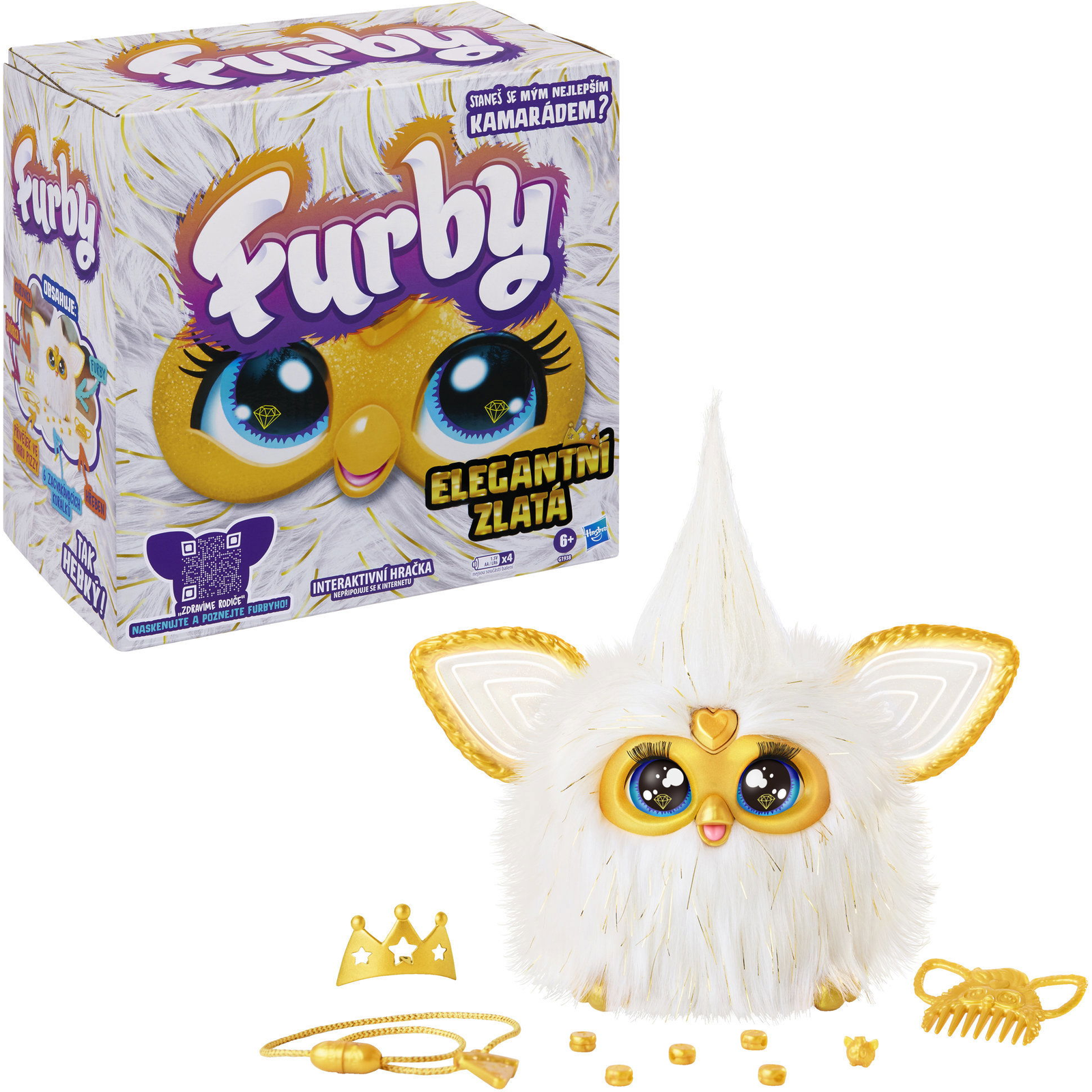 Furby Elegáns arany (CZ változat) (5010996334305)