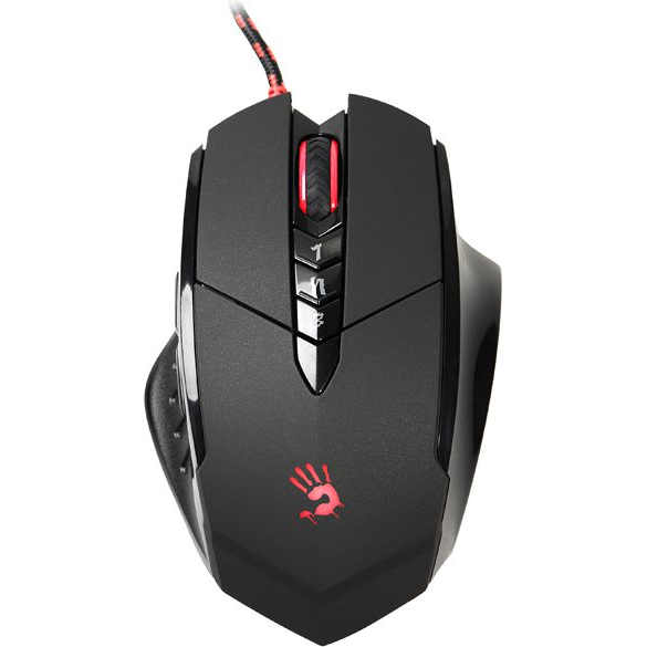 A4Tech Bloody V7MA Gaming Egér 3200 DPI Optikai Fekete