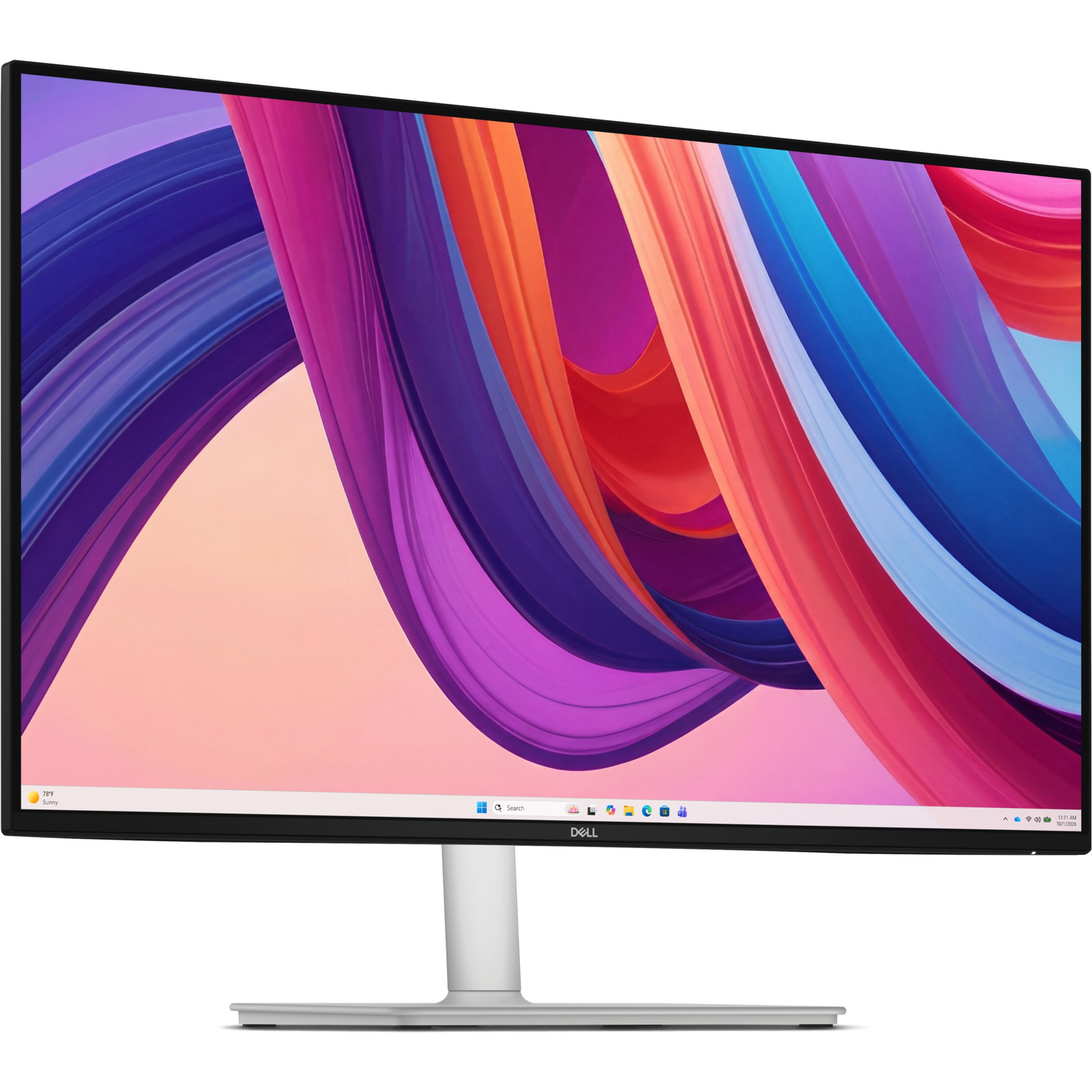 Монитор Dell Plus S2726HS — 210-BXFJ, черно-бял