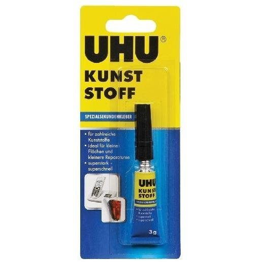UHU SEKUNDENKLEBER Kunststoff 3 g (5688)