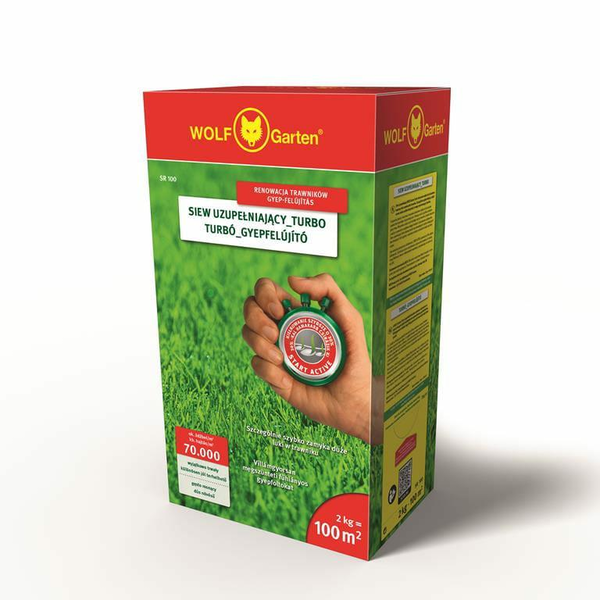 WOLF GARTEN COMPLEMENTARY GRASS TURBO REGENERATION 100 M2 SR 100 MARK. LOT DE073-343109M