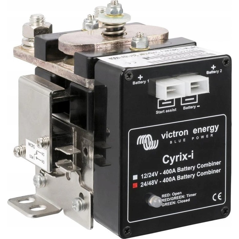 Victron Energy Cyrix-i 24/48V 400A Relé Névleges feszültség: 24 V, 48 V Max. kapcsolási áram: 400 A 1 db (CYR020400000)