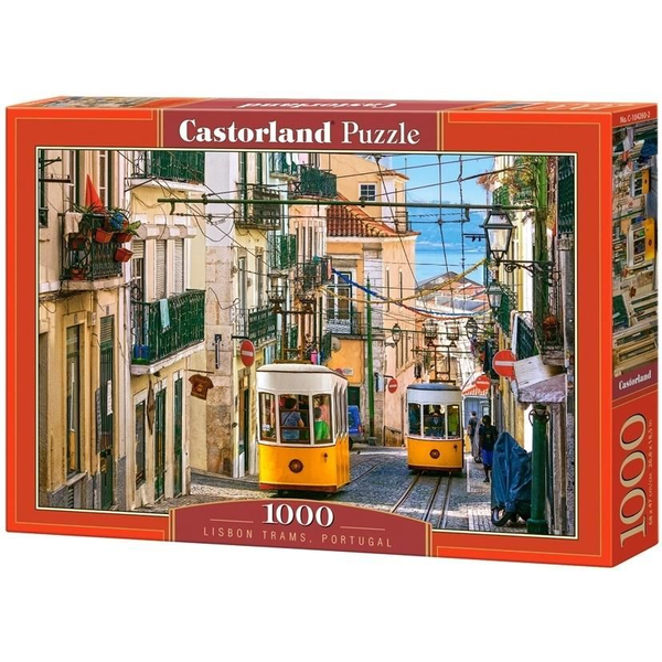 Castorland Lisbon Trams, Portugal Puzzle 1000 pz Città