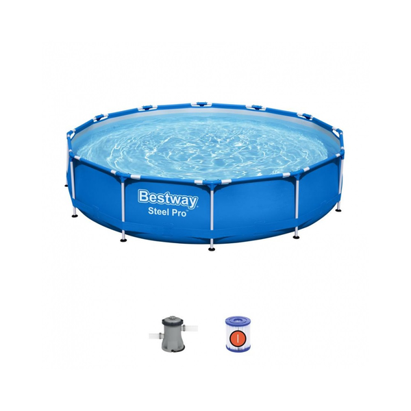 Bestway Steel Pro fémvázas kör alakú medence (366 x 76 cm)